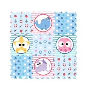 3083 - Sea World Printed Puzzle Mat (9pcs)