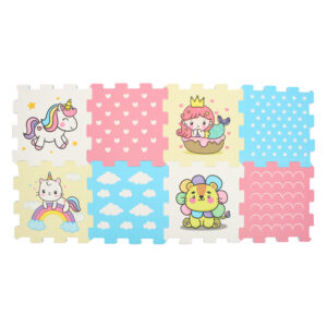 3404 -  Unicorn Printed Puzzle Mat (8pcs)