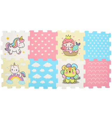 3404 - Unicorn Printed Puzzle Mat (8pcs)