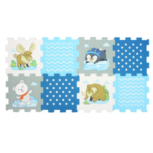 3405 -  Arctic Animal Printed Puzzle Mat (8pcs)