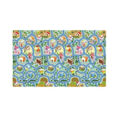 3008R(S) / 3008R - SMALL TOWN PLAY MAT (BLUE ROAD TRACK)