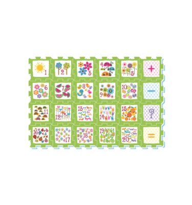 3101 - Number Printed Puzzle Mat (24pcs)