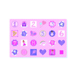 3105R - Fairy Princess+ Number Printed Roll Mat