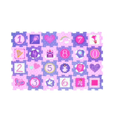 3105 - Fairy Princess + Number Printed Puzzle Mat (24pcs)