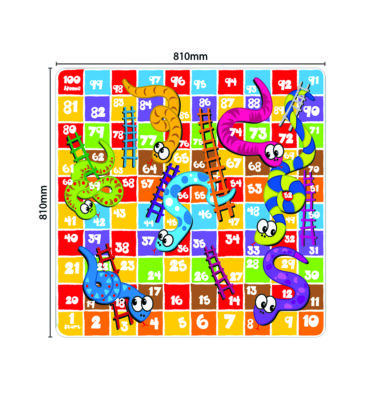 3286R - Snakes Game Printed Roll Mat