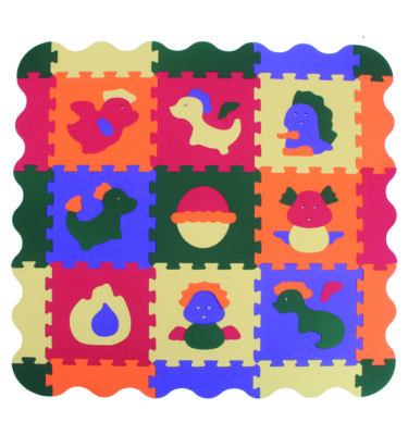 5516N - DRAGON PUZZLE MAT WITH BORDERS