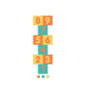 1009/9B3-A - Hop Scotch Number Puzzle