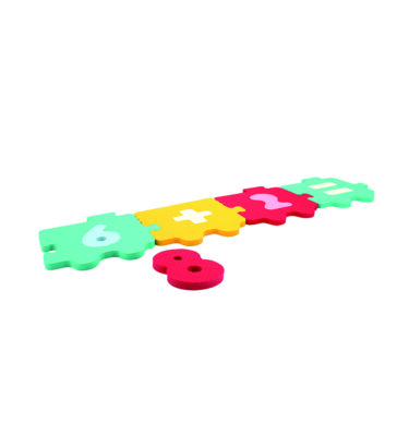 1061B3 - NUMBER PUZZLE MAT WITH TRAIN