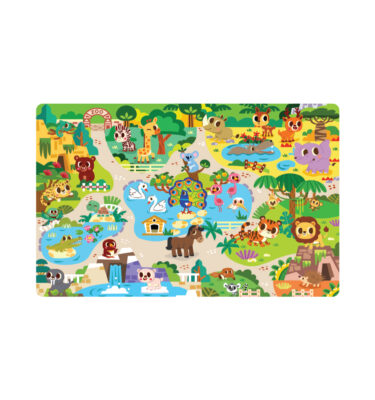 3291ANM - Safari Zoo Jigsaw Puzzle (40pcs)