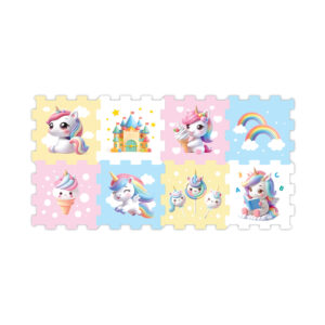 3410 -  Unicorn Printed Puzzle Mat (8pcs)