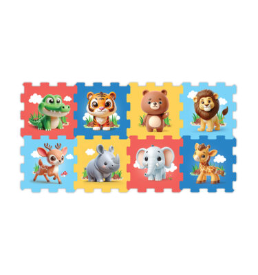 3411 - Animal Printed Puzzle Mat (8pcs)