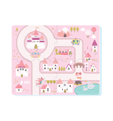 3432V - Puzzle Road Track with Toy Car - Princess Day Out
