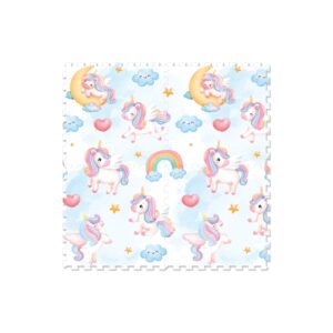 3076 - Unicorn Printed Puzzle Mat (4pcs)
