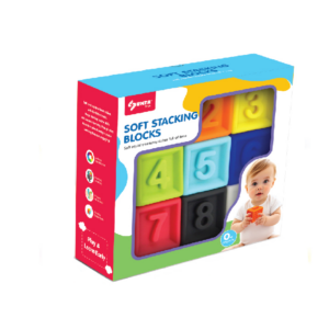 7003 - NUMBER & SHAPE SOFT STACKING BLOCKS
