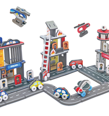 3863 › Build & Play : Rescue City Adventure DIY Foam Play Set